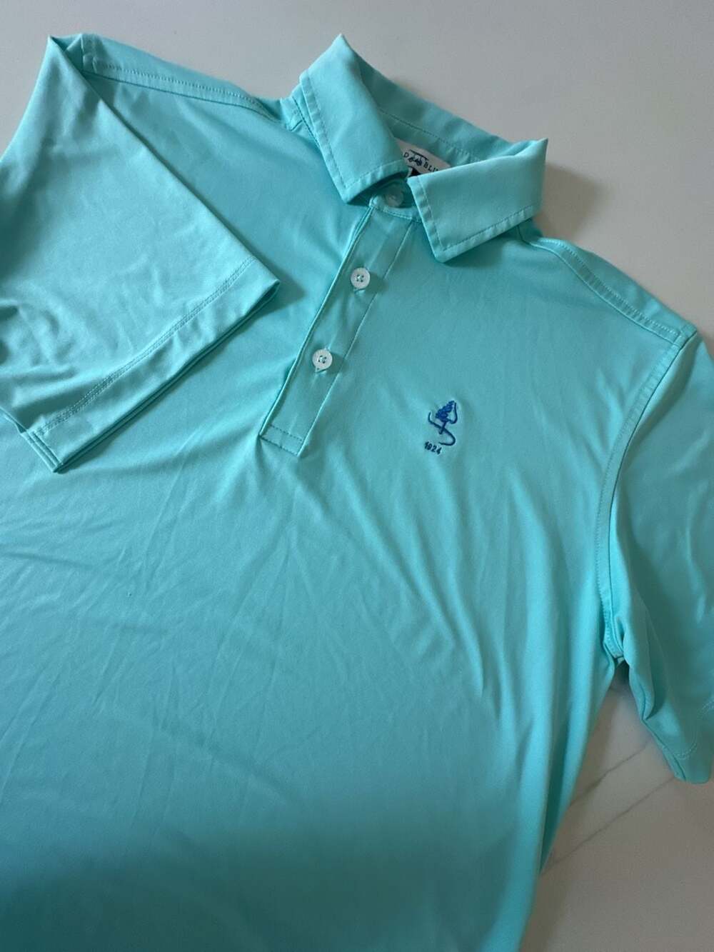 Bald Head Blues Men’s S Performance Polo Shirt BHI Logo